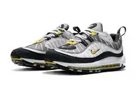 basket nike hommes air max 98 yellow logo white